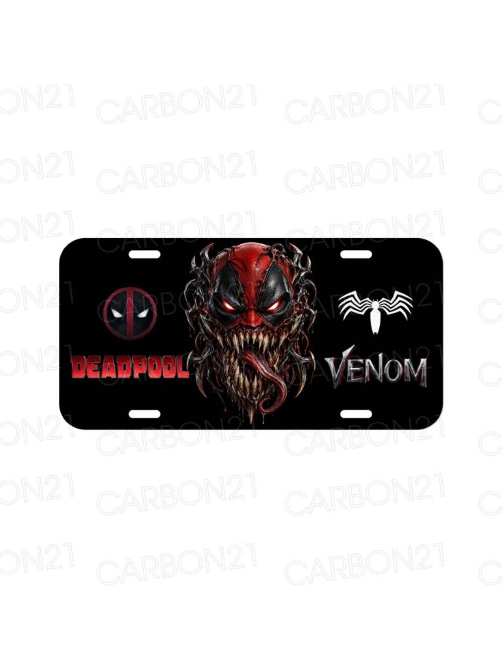 NEW Deadpool Venom Hybrid License Plate CAR SUV Truck
